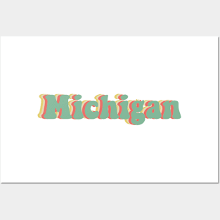 Michigan 70's Posters and Art